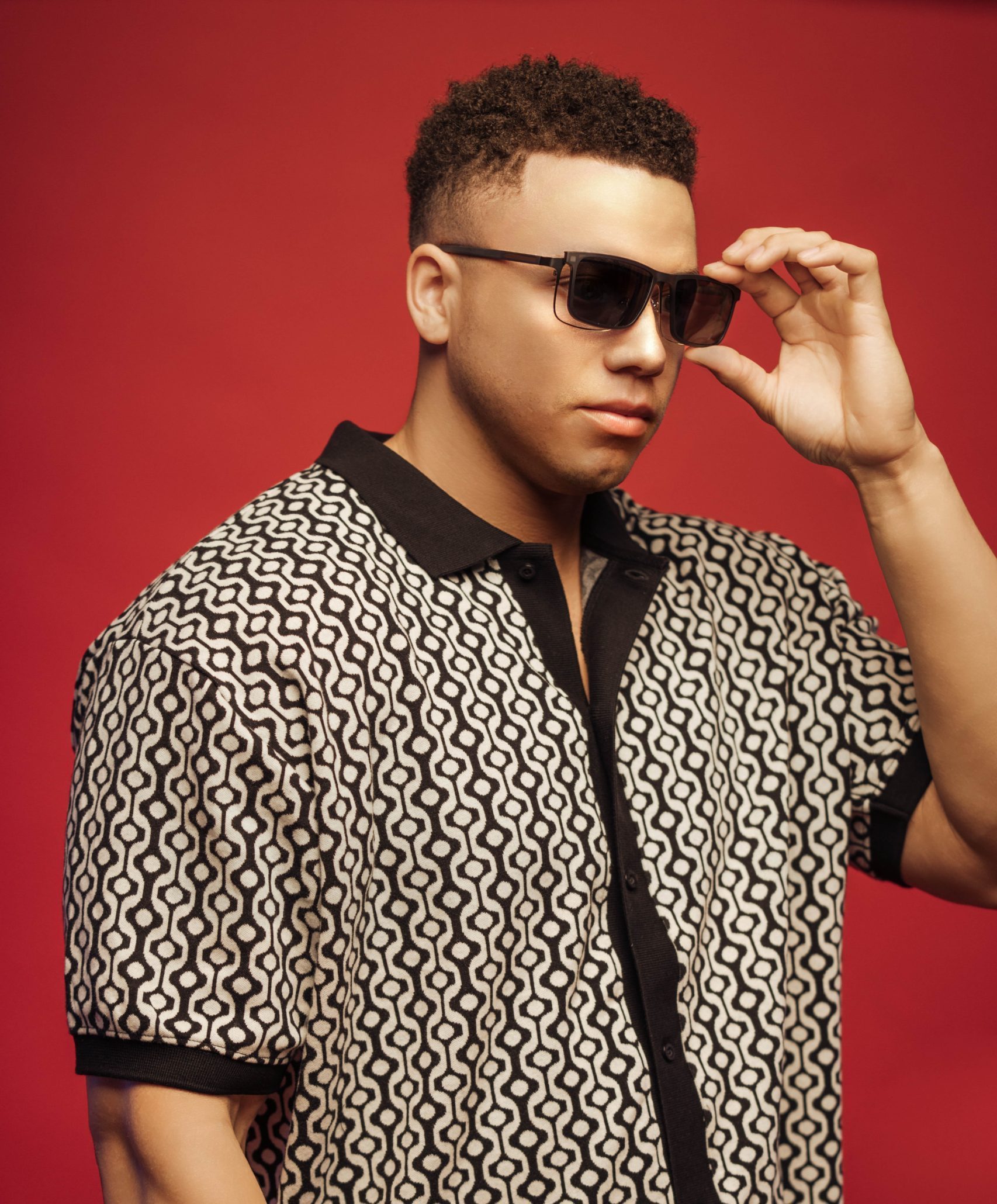 Man wearing eyeglasses from A&A Optical